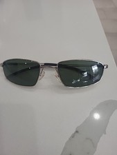 Vuarnet Polarized Sunglasses VL 1142 L008 Square Wire Frame Silver France