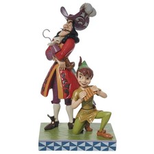 Jim Shore Devious and Daring - Peter Pan & Hook Good Vs Evil 6011928 Disney 2023
