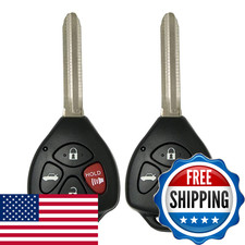 Keyless2Go Replacement For 2 Keyless Entry Remote Car Key For Toyota Corolla