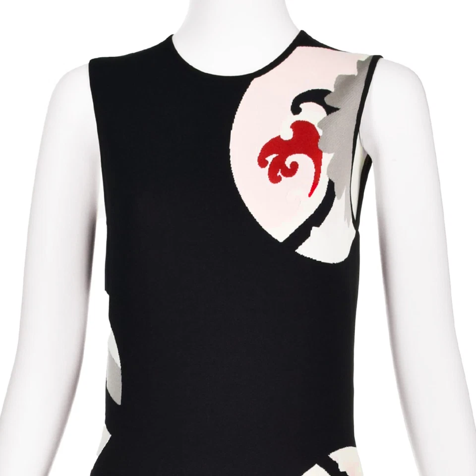 ALEXANDER McQUEEN Kansai Floral Print Body Con Dress Mindy Kaling TV Dress SZ M - Image 4 of 4