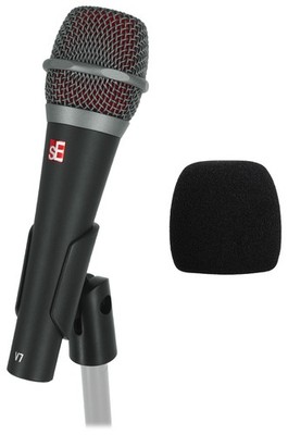 Se Electronics V7 All-Metal Dynamic Microphone Supercardioid Mic+Windscreen