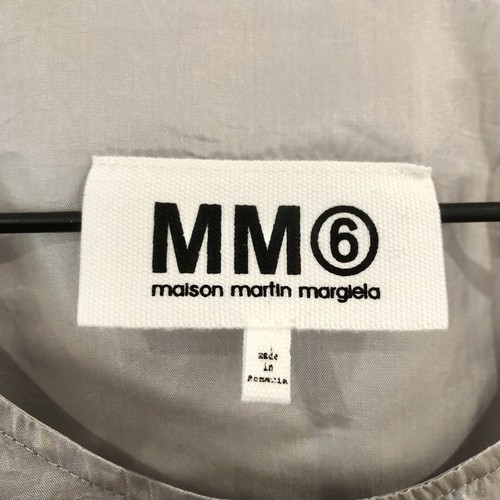 MM6 Maison Margiela Grey Long Sleeve Viscose/Cotton/Cashmere Blouse, XS - Picture 2 of 6