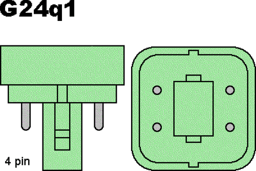 Sylvania 20671 CF13DD/E/835 13W T4 Double Tube CFL 4pin G24q-1 3500k Warm White - Picture 3 of 3
