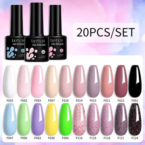 20/24PCS Smalto Gel Termico Set 3 Strati Temperatura Smalto Cambia Colore - Foto 76 di 90
