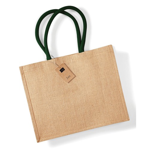 Classic Jute Shopper Bag Hessian Burlap Reusable Woven Tote Shopping Carrier - Picture 9 of 57