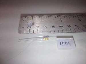 150k ohm 1/4 watt @ 5% Tolerance Resistor (Single)