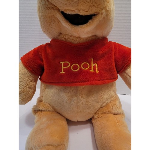 Disney Winnie The Pooh Plush 12" Sewn Eyes Super Soft - Picture 2 of 6