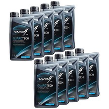 Olio motore Wolf Guardtech B4 23127 SAE 10W40 10 X 1 litro per Audi BMW Citroen Fiat