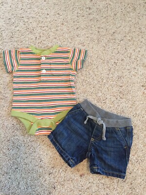 Baby Boy Size 0-3 Months Short Set Gap/ Old Navy