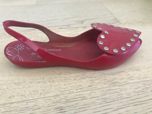 Vivienne Westwood Melissa Collaboration Flat Sandals Heart Stud Size US 5 |  eBay