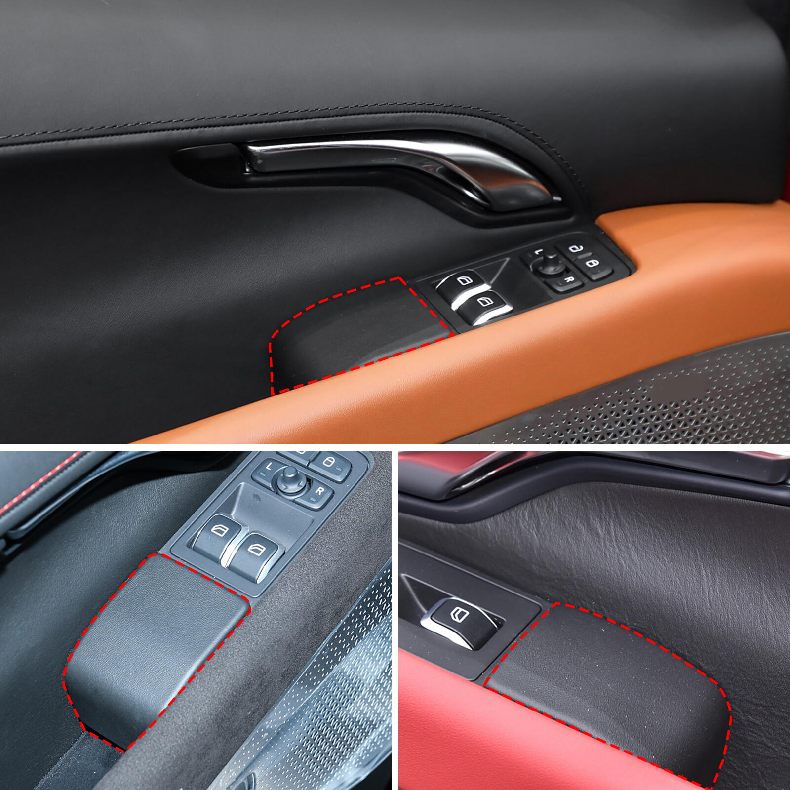 Real Carbon Rear Window Lift Panel Trim Cover For Lotus Emira V6 i4 2022-2025