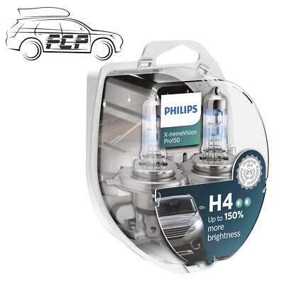 Philips X-tremeVision Pro150 Xtreme Vision Pro 150 Auto Scheinwerfer Birnen H4 (Twin)