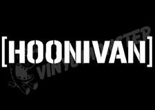 Hoonivan Car Sticker, JDM Dub Funny Humour Laugh Modified VW Ken Block Hoonigan