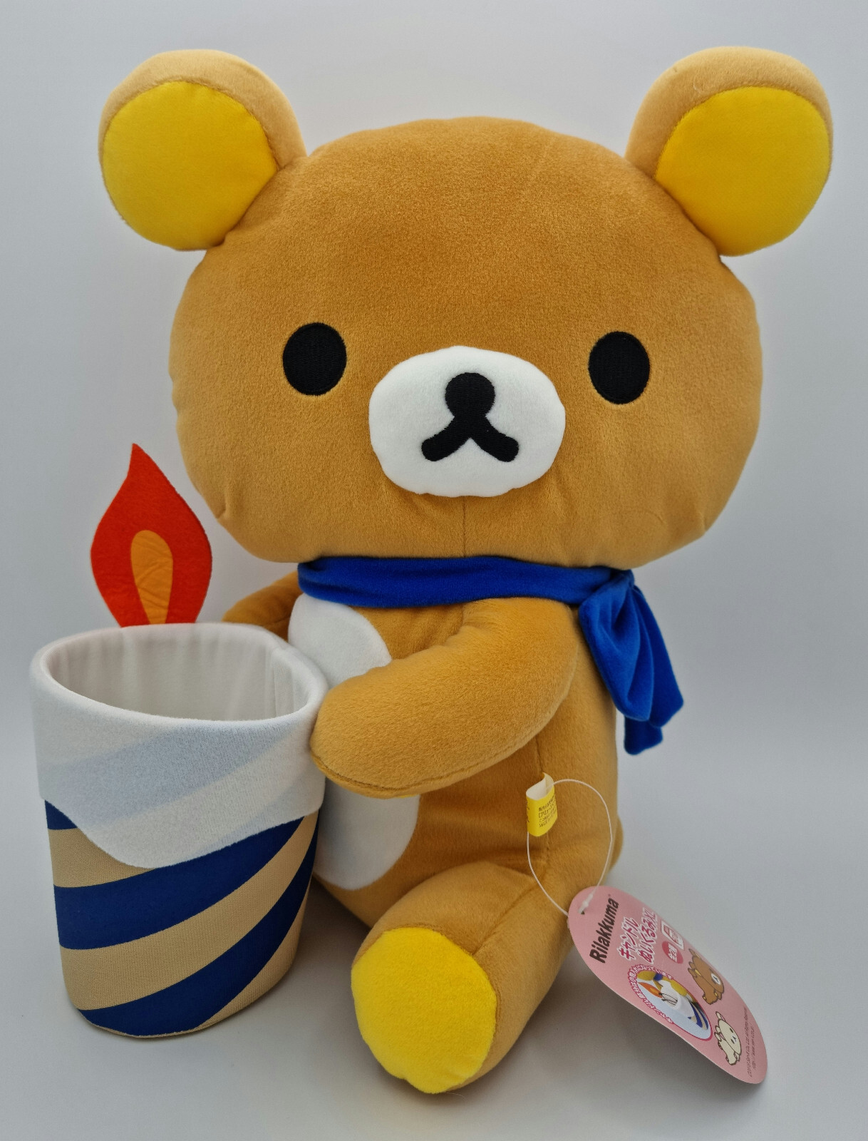 SanX - Rilakkuma Candle Candela Plush Peluche [OFFICIAL JAPAN IMPORTED]