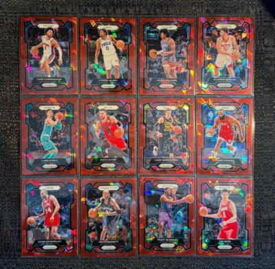 2023-24 Panini Prizm RED ICE Complete Your Set You Pick Basketball Card #1-296