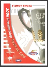 2006 - (PC14) CHAMPIONS PREMIERSHIP PREMIERS PREDICTOR (SYDNEY) UNREDEEMED CARD