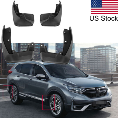 4Pcs Front Rear Splash Mud Guards Flaps Fender For Honda CR-V CRV 2017-2022