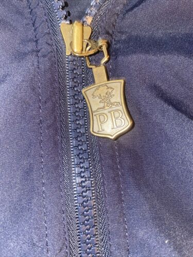 Pebble Beach Performance Jacket Mens XL Blue Full Zip Golf Casual Polyester - Picture 3 of 8