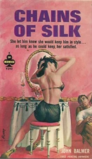 Midwood Books F392 Chains of Silk by John Balmer Vintage Sleaze Paul Rader Cover