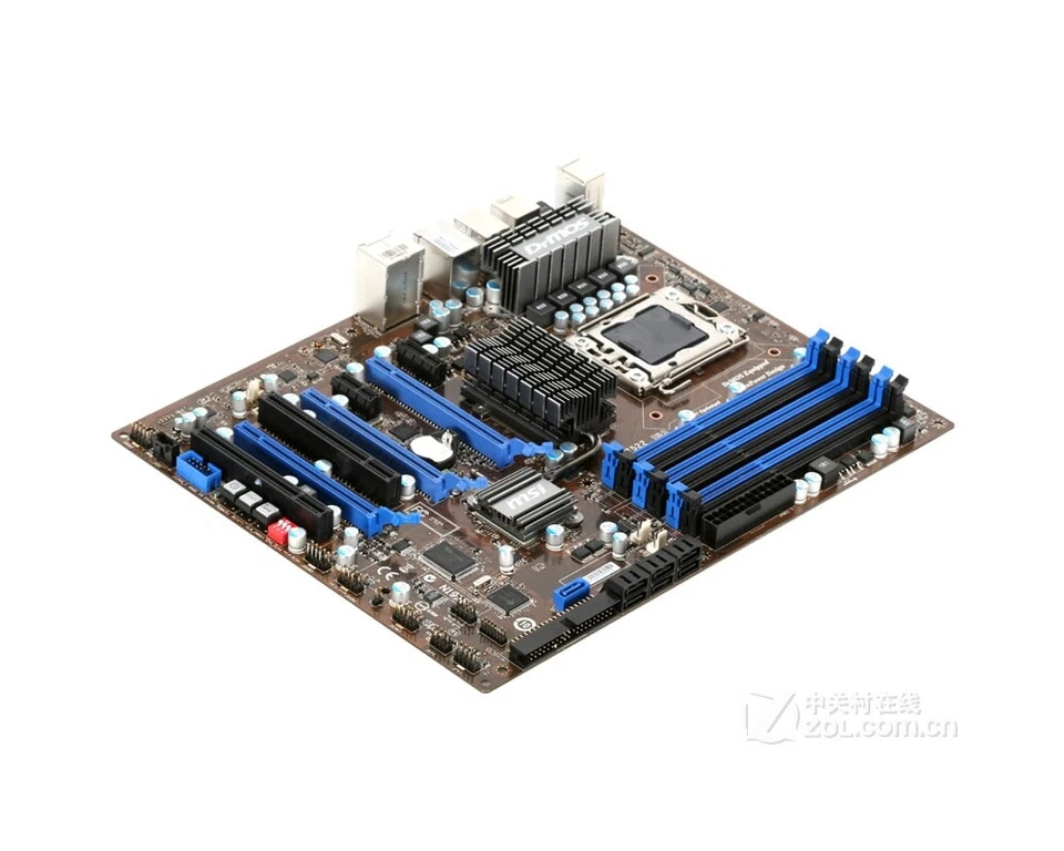 MSI X58 Pro-E Motherboard Intel X58 DDR3 LGA 1366 ATX w/ IO Shield - Image 2 of 3