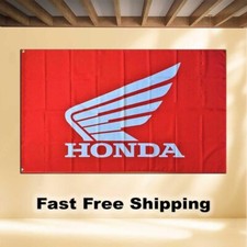Honda Motorcycle 3'x5' Flag Banner Red Wing Honda