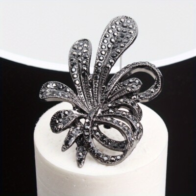 Retro Simple High-end Design Dripping Oil  Flower Brooch