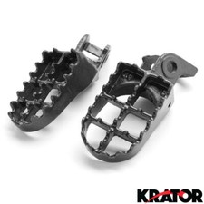 Honda CR 125 250 500 CR125R CR250R CR500R Gray Foot Pegs (88 89 90 91 92 93 94)