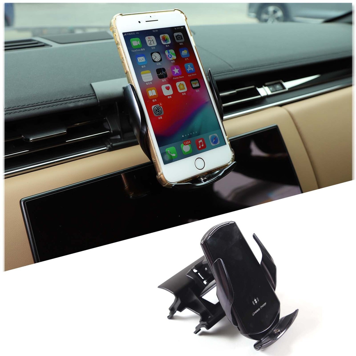 Best Phone Holder For Range Rover Evoque Black Navigation Wireless