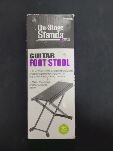 On-Stage Stands FS7850B Foot Stool New - Picture 1 of 2