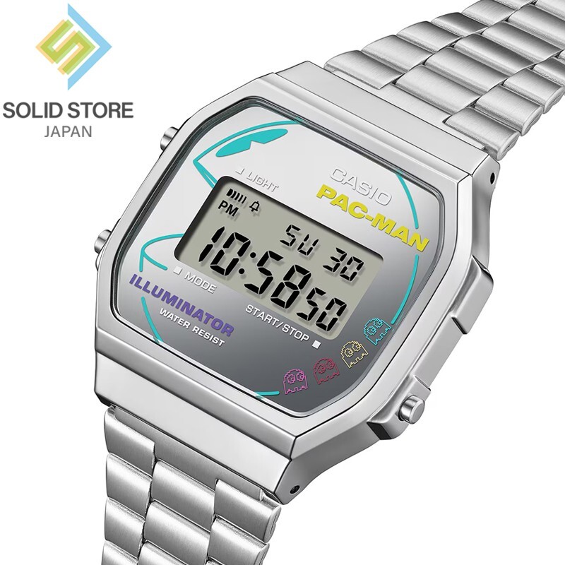 時計 CASIO A168WEPC-7AJR PAC-MAN CASIO CLASSIC A168WEPC-7AJR PAC-MAN Collaboration Limited Digital