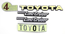 For Toyota Land Cruiser Fj40 Fj43 Logo Emblem Ornament 5 Piece Set Adhesive