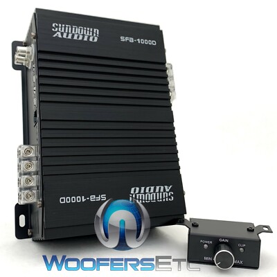 OPEN BOX SUNDOWN AUDIO SFB-1000D MONOBLOCK 1410W RMS SUBWOOFERS AMPLIFIER