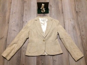 tan wool blazer