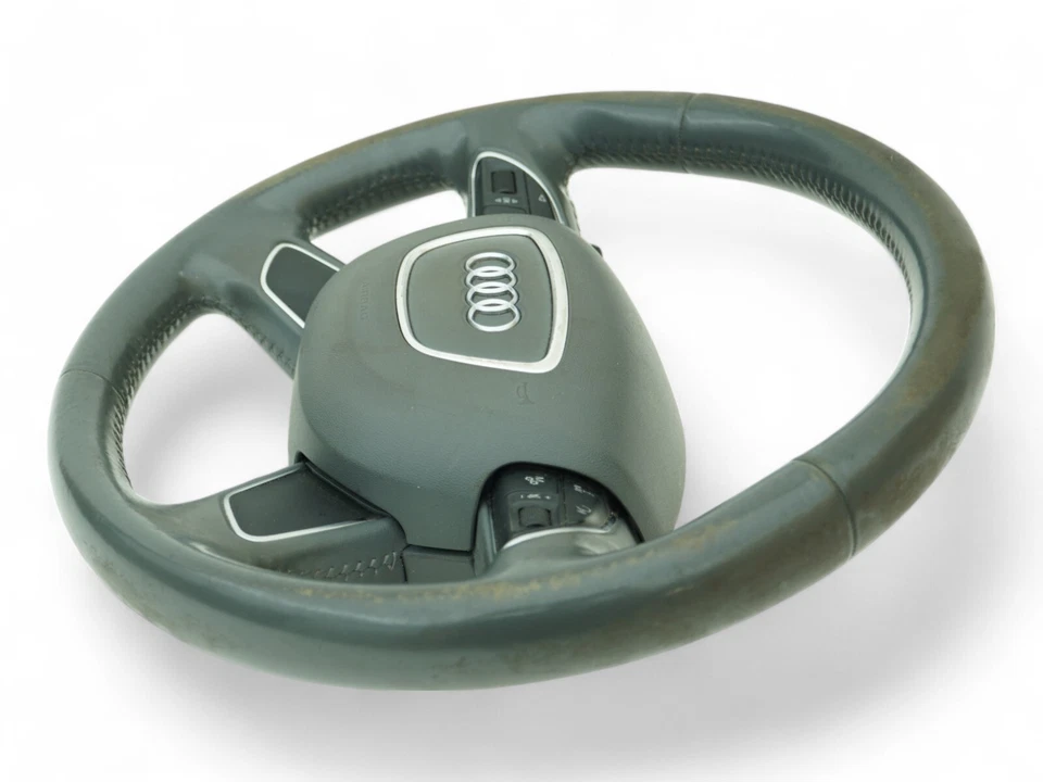 2011 - 2018 Audi A8 D4 Steering Wheel Leather Multifunction W Paddle Shift Oem - Изображение 2 из 4