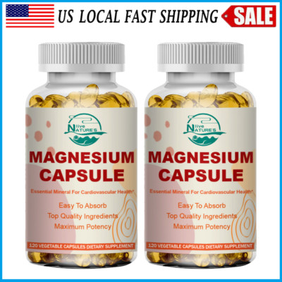 High Absorption Magnesium Glycinate 500mg For Bone, Joint, Nerve, Muscle 240
