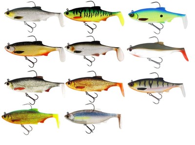 Westin Ricky the Roach 14cm 57g - Swimbait Gummifisch, Hechtköder, Kunstköder