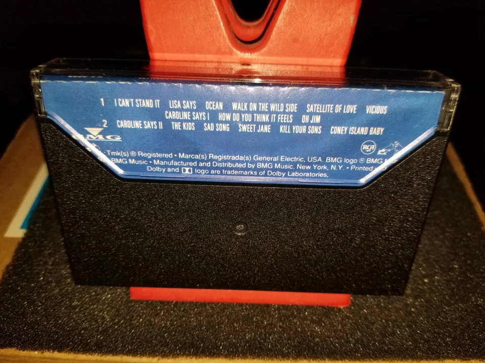 LOU REED ‎– Between Thought And Expression Vintage (Cassette Tape) 📼  1992 MINT Foto 3 de 4