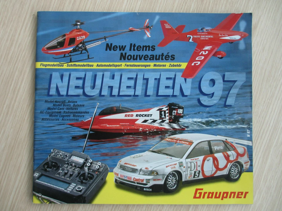 CATALOGUE NOUVEAUTES 1997 GRAUPNER MODELLING MODELISME MODELLBAU 107 pages - Photo 1/1