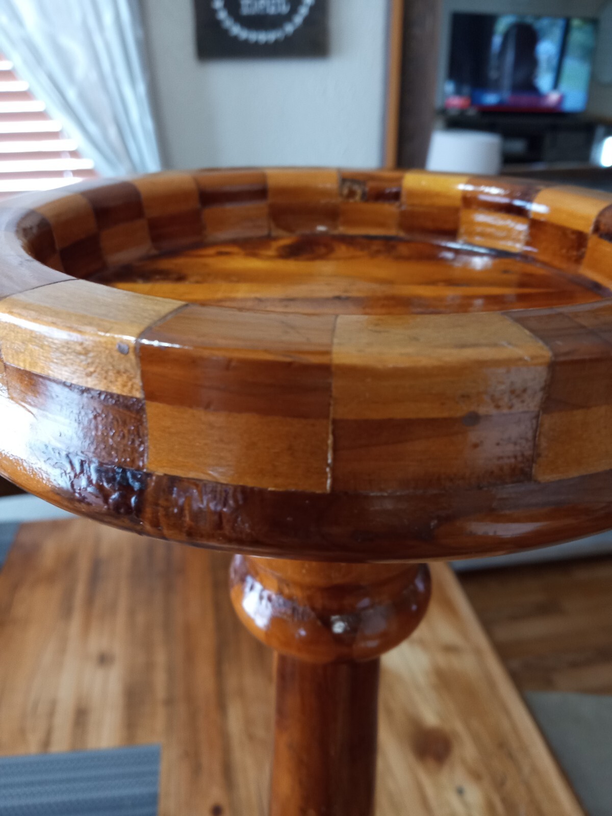 vintage wooden ashtray stand eBay