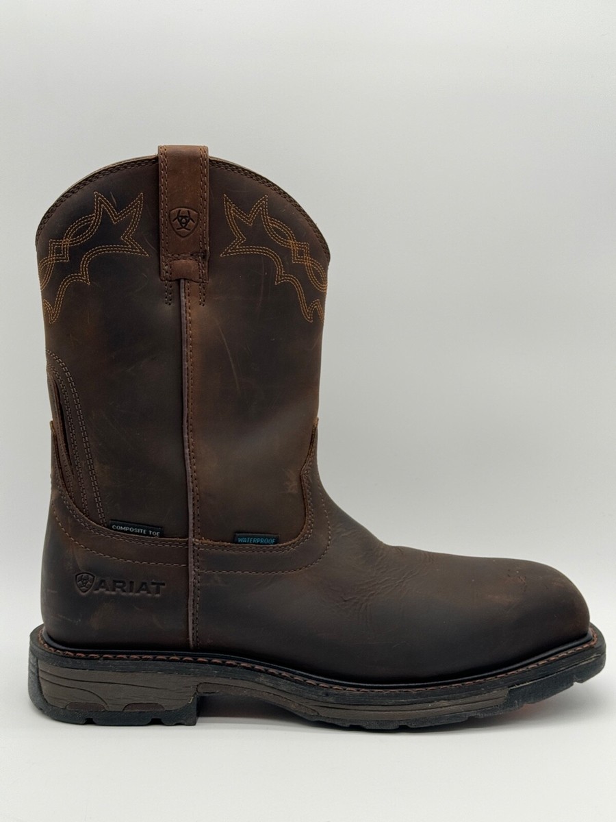 Semi new Ariat WorkHog Wellington Work Boot MAN IN OILY  display picture 2