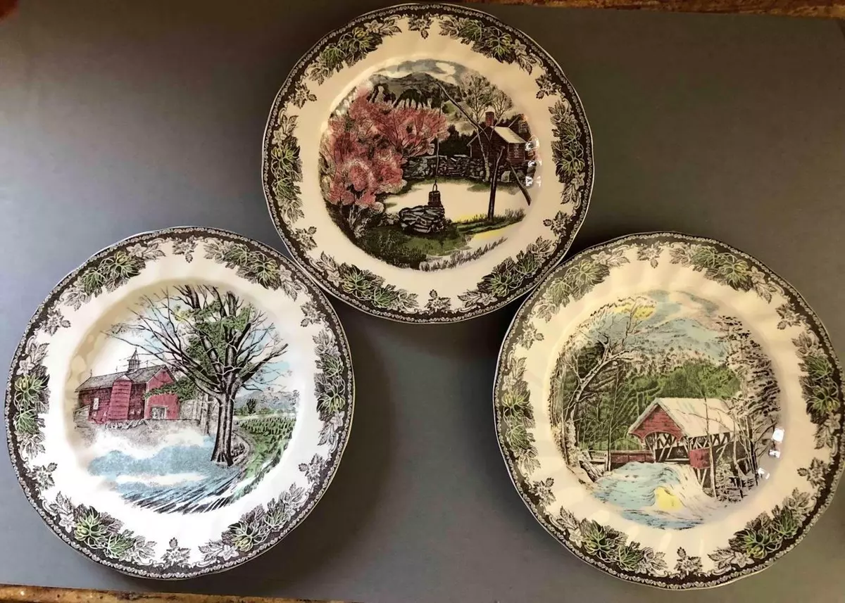 Friendly village dinner plates cheap