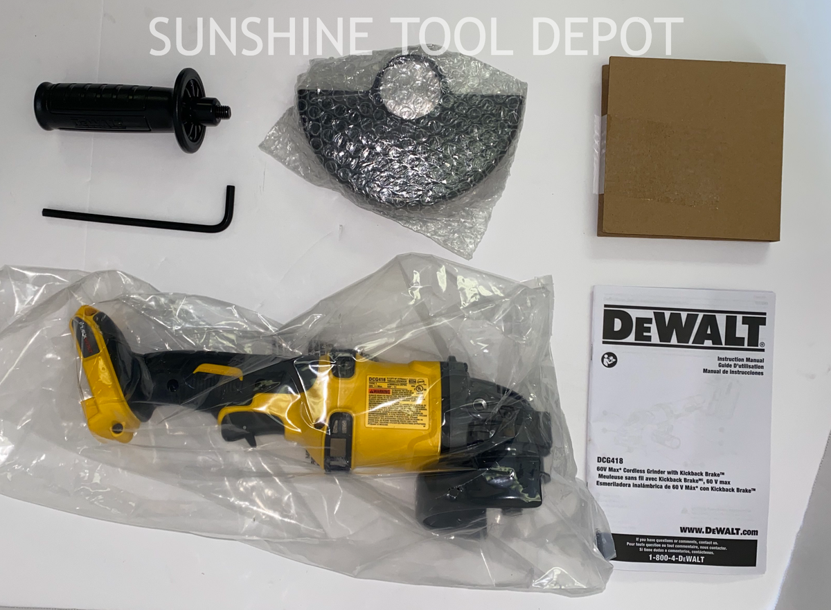 DeWALT DCG418B FLEXVOLT 60V MAX 4-1/2 - 6 DeWALT DCG418B FLEXVOLT 60V MAX 4-1/2 - 6
