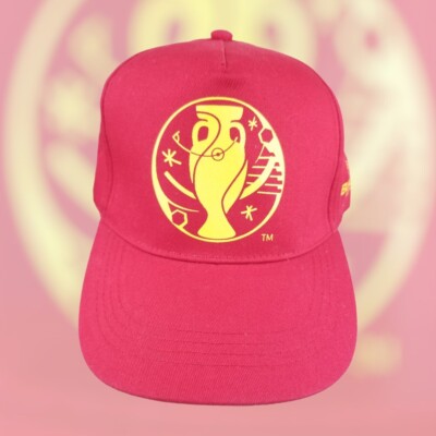 UEFA Euro 2016 France World Cup Soccer Adult Unisex Adjustable Red Hat 58CM