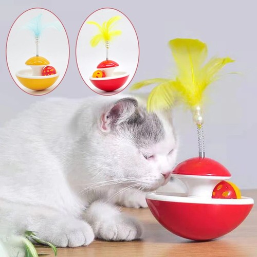 for Entertain Itself Pet Cat Toys Small Bell Kitten Cat Toys Feather