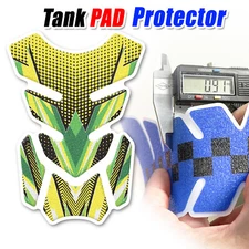 MC Motoparts Abstract Green Shield Gas Tank Pad Protector Cover Grip
