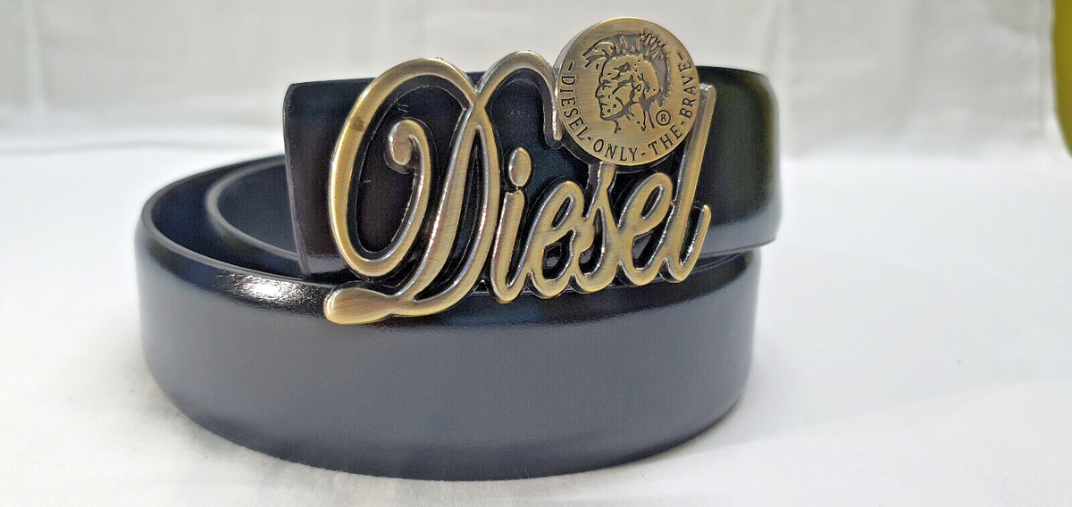 00s archive L.G.B. belt leather ベルト rare 100% Genuine Leather Diesel Belt Rare Buckle Black 1 | eBay