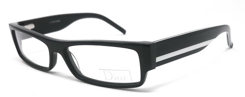 OCCHIALI DA VISTA UOMO DONNA DIOR HOMME BLACK TIE 63 OBV NERO E BIANCO |  eBay