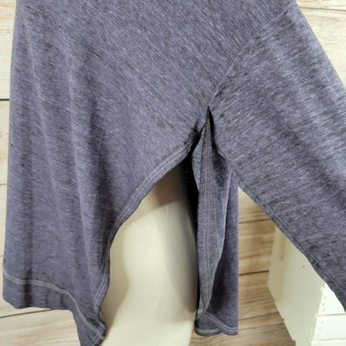 NWT Free People Split Sides Raglan Tee Purple Small - Picture 5 of 8