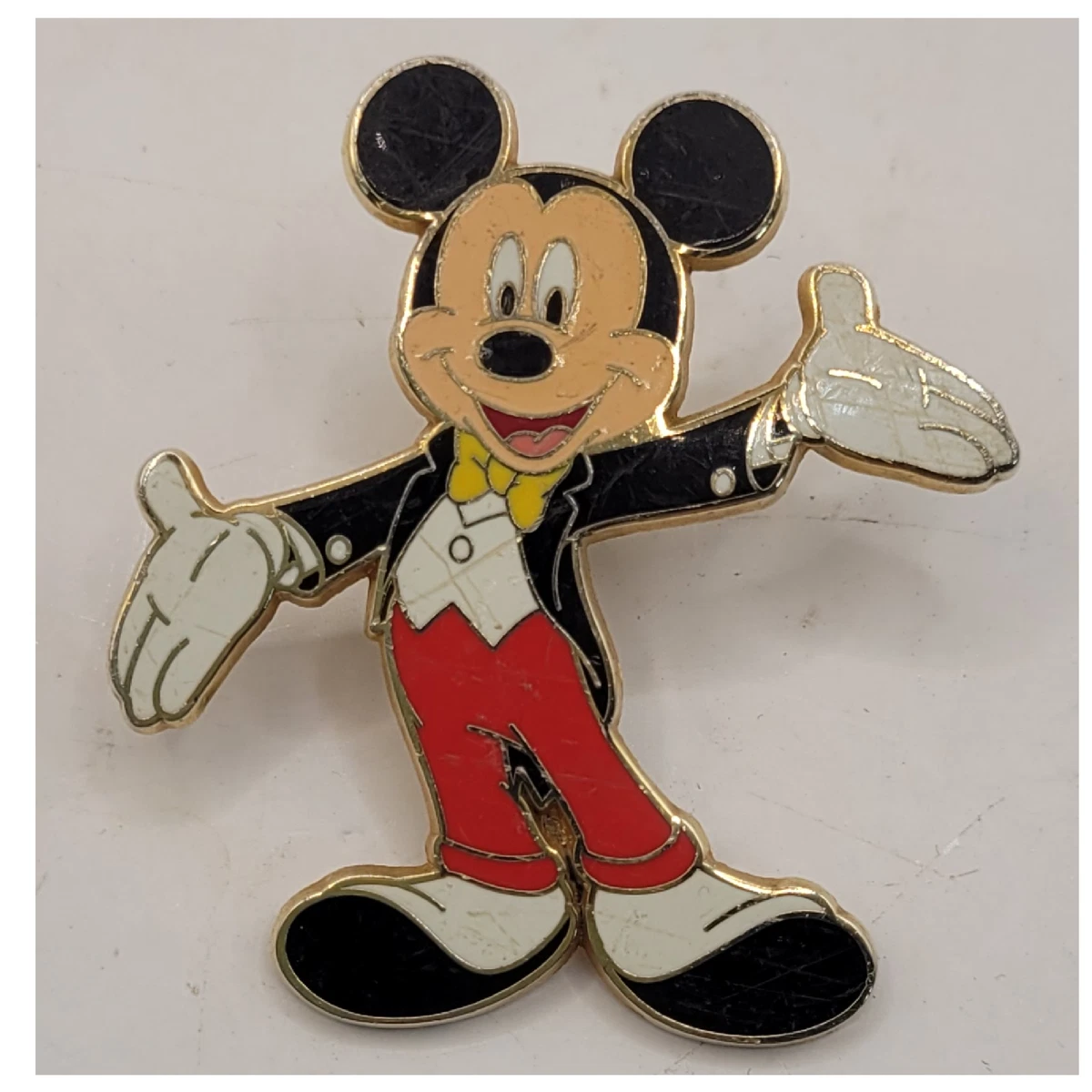 Mickey Mouse Pin 2006 Disney Wearing Tux Yellow Bow Tie | eBay