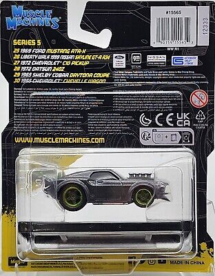 MUSCLE MACHINES 2023 1:64 SERIES 5 #25 GRAY FORD MUSTANG RTR MUSCLE MACHINES 2023 1:64 SERIES 5 #25 GRAY FORD MUSTANG RTR